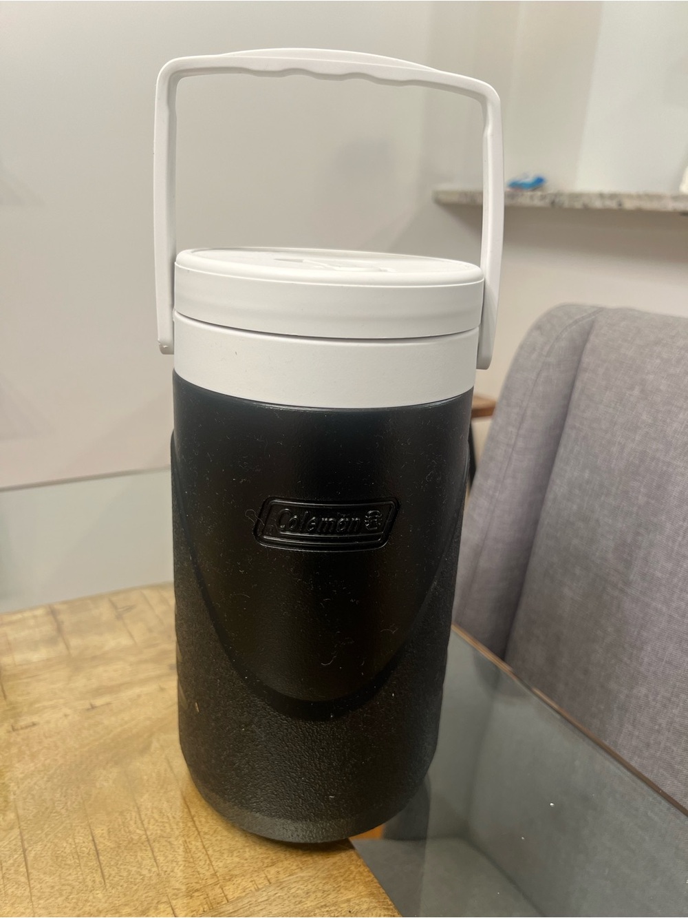 Coleman’s Black and White Jug Water Container